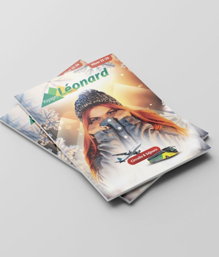 Mise en page des catalogues Été, Hiver et Un Jour