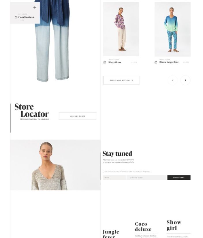 Développements sur mesure