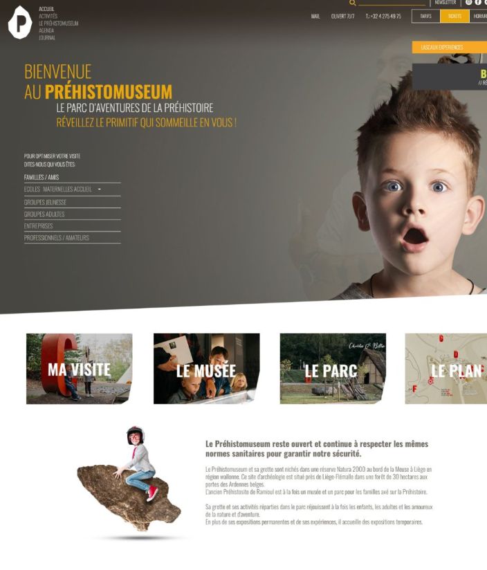 Création d'un nouveau site web