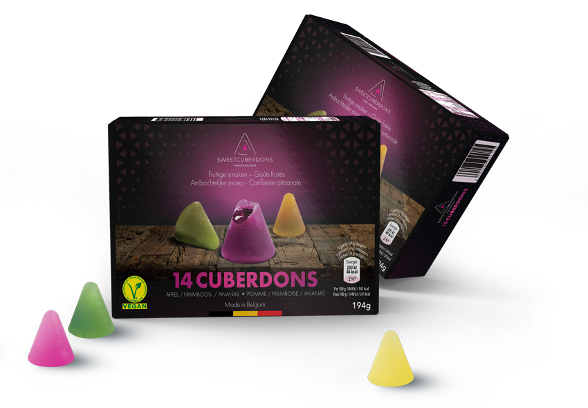 Réalisation packagings (packaging) pour Sweet Cuberdons