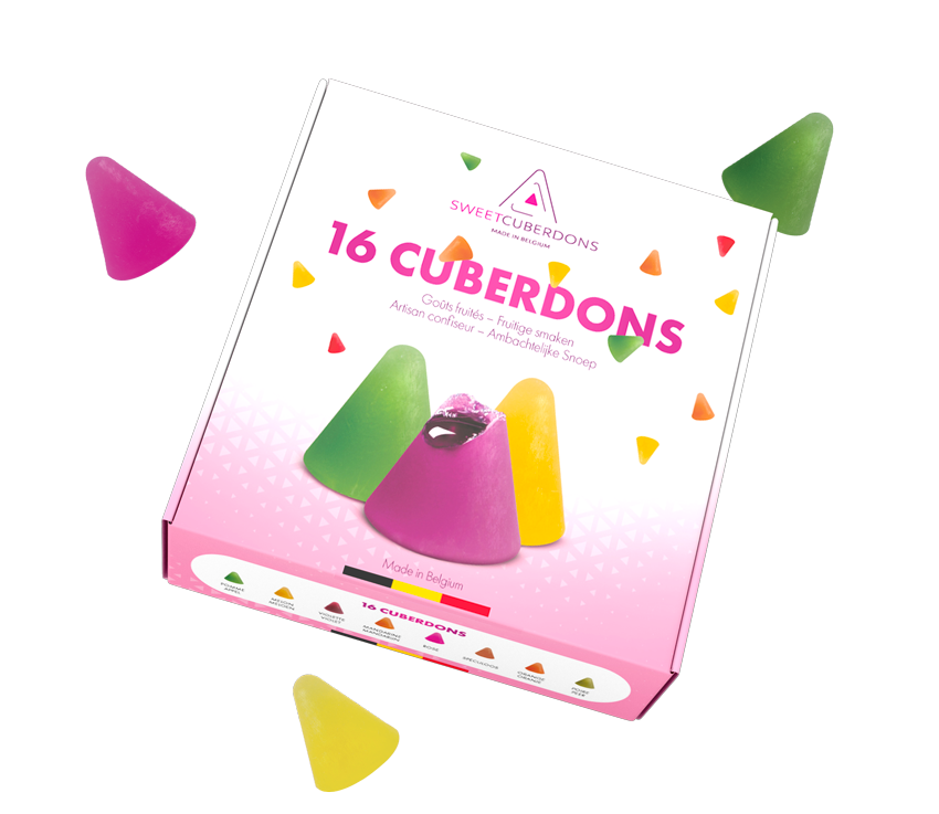 Réalisation packagings (corporate) pour Sweet Cuberdons